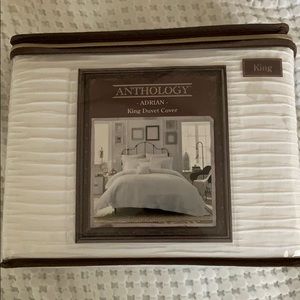 King Duvet Cover in White